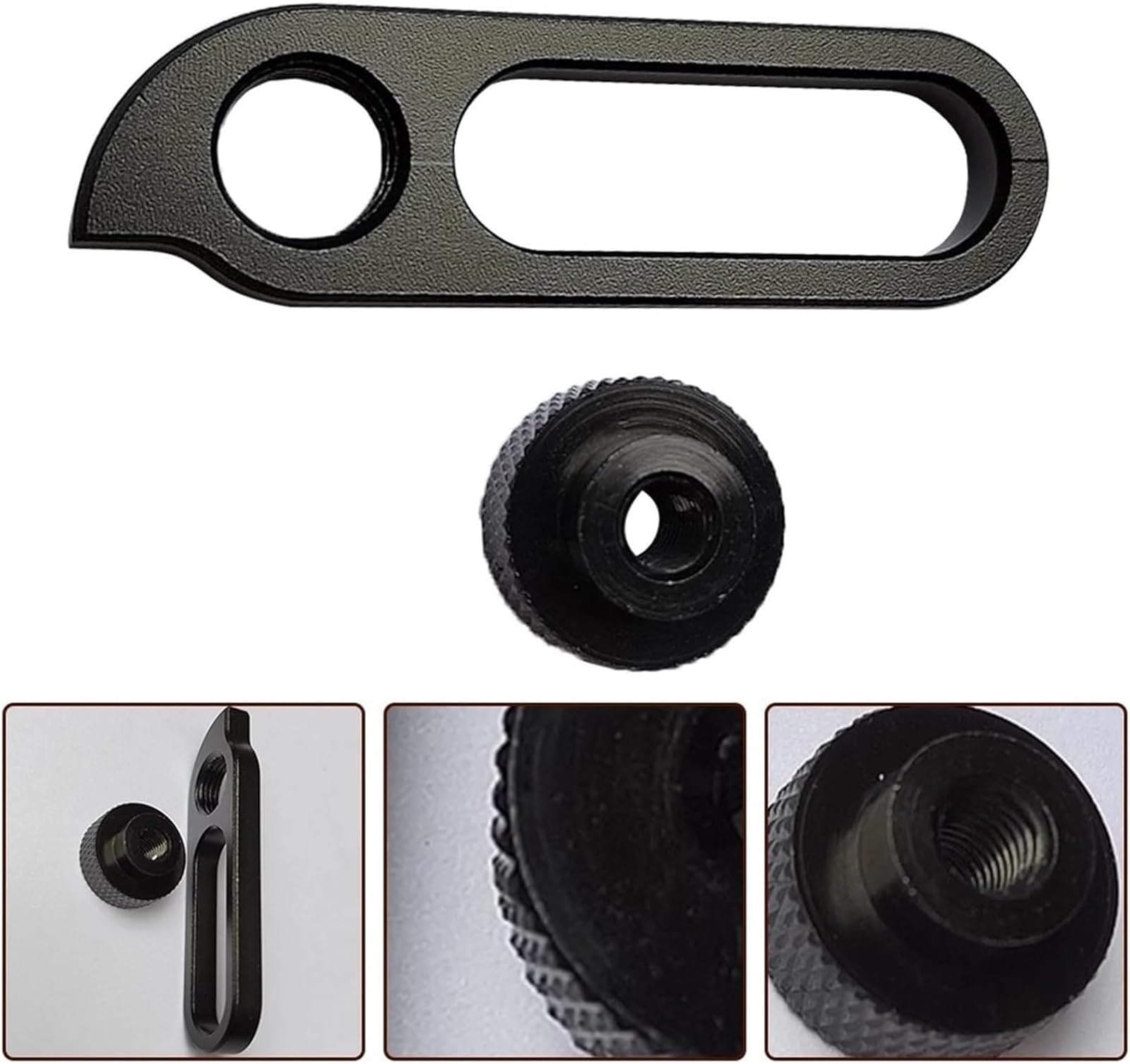Patilla de Cambio Trasera for Bicicleta, Extensor Cuadro Universal con Gancho Cola, for montaña y Carretera patilla de Cambio Trasera de Bicicleta