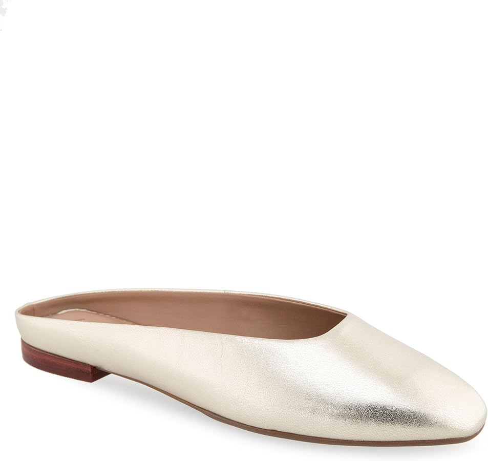 Amazon.com | Aerosoles Women's Amara Mule, Gold Metallic Leather