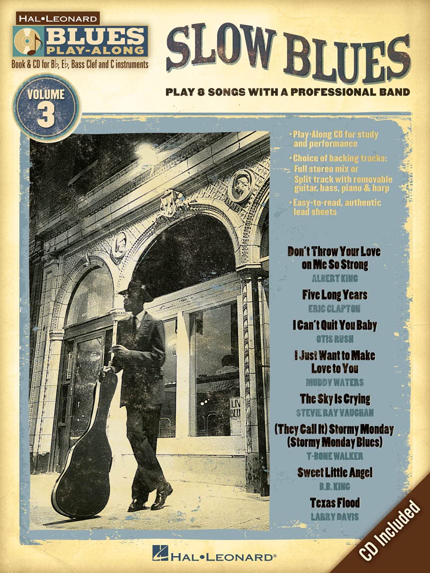 Hl Blues Play Along Vol 3 Slow Blues All Inst Book/Cd