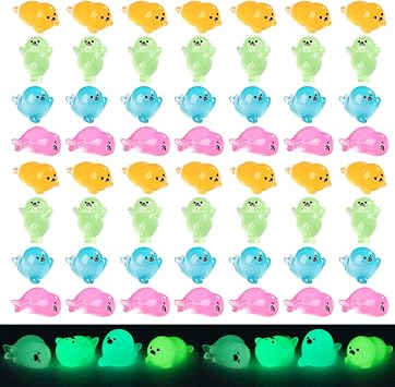 100 Pcs Mini Seals Miniature Seal Figurines Tiny Seal Resin Seal for DIY Fairy Garden Miniature Moss Landscape