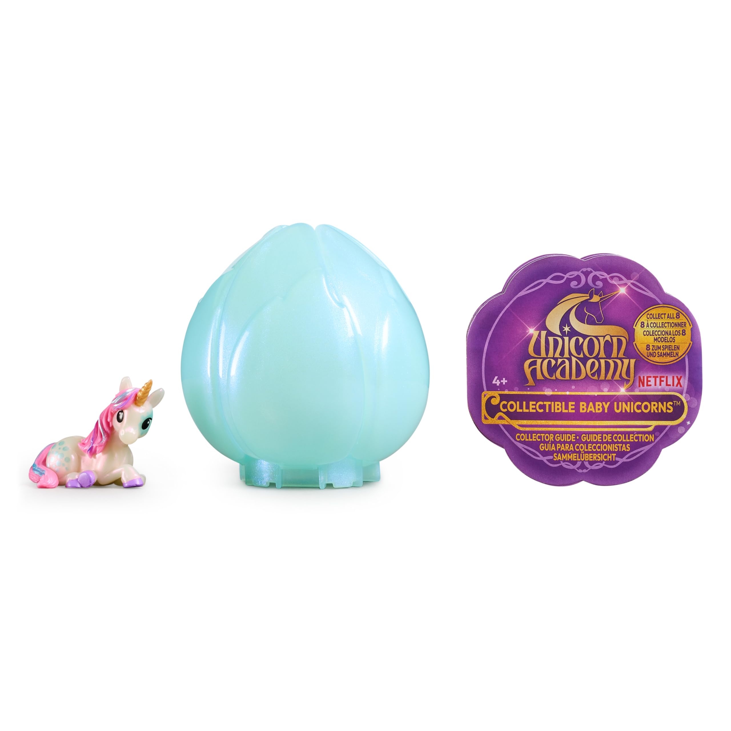 Unicorn Academy - 1 Figura de Unicornio Coleccionable, hay 8 para Coleccionar - Modelo Aleatorio - Unicornios para Niñas - Juguetes Niña 4 años +