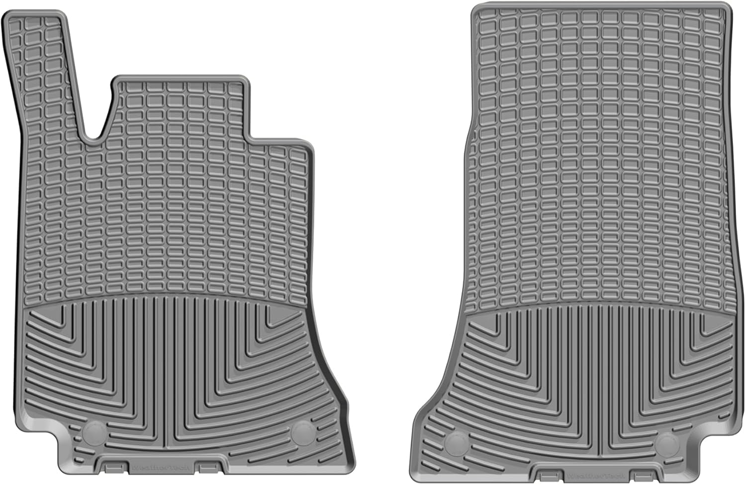WeatherTech All-Weather Floor Mats for Mercedes C 450 AMG, C-Class Coupe, E-Class Sedan - 1st Row (W429), Black