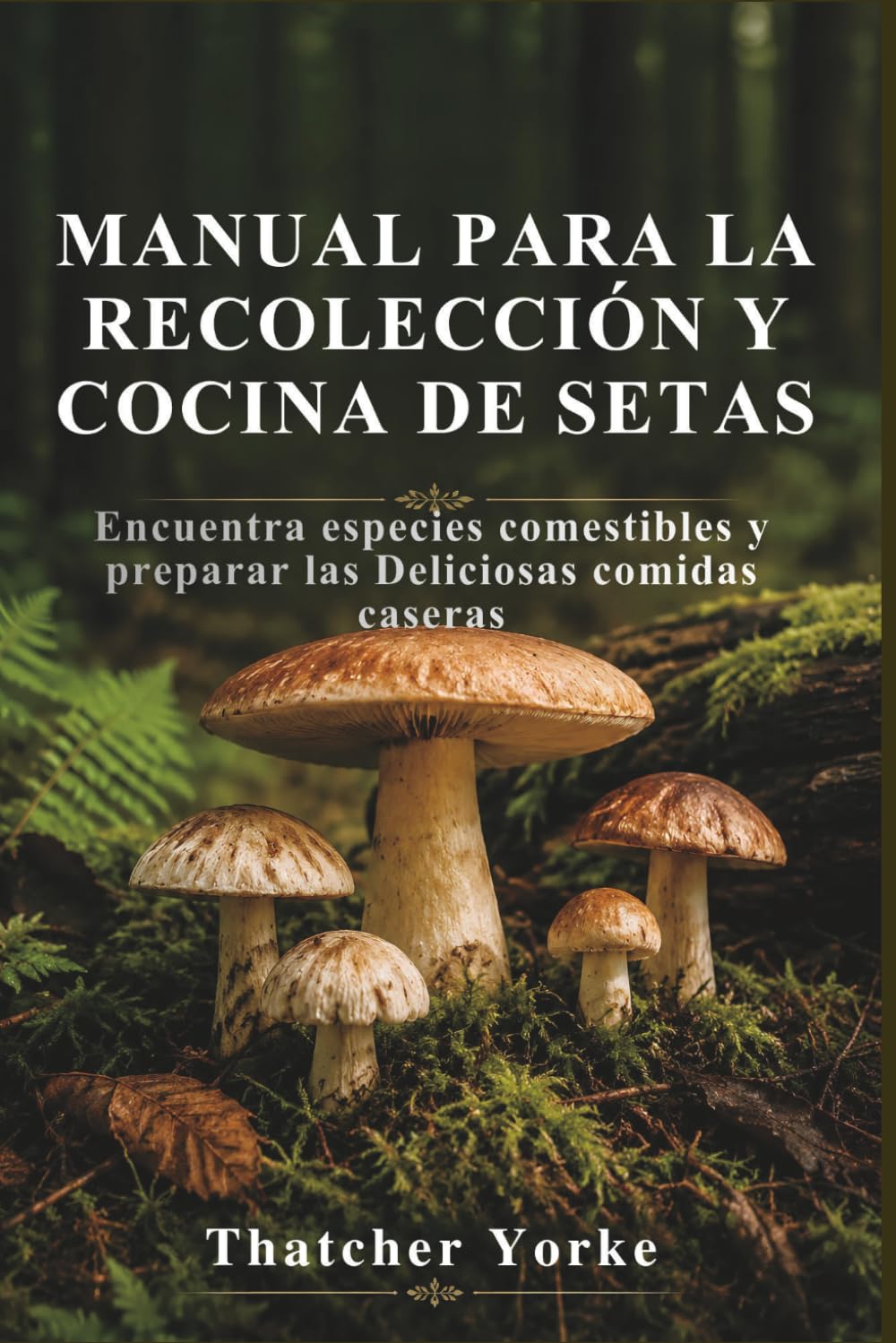 MANUAL PARA LA RECOLECCIÓN Y COCINA DE SETAS: Encuentra especies comestibles y preparar las Deliciosas comidas caseras