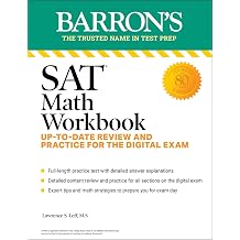 SAT Math Workbook Up-to-Date Practice for the Digital Exam Barron's SAT Prep
