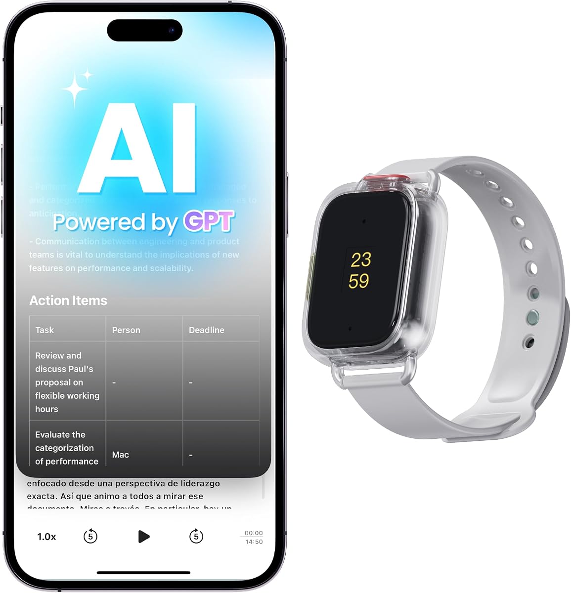 iFLYTEK P1 AI Voice Recorder