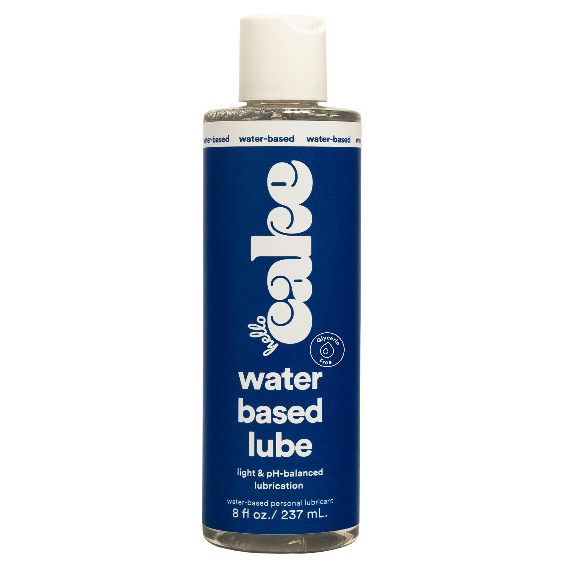 Hello Cake Water-Based Personal Lubricant - pH-Balancing Lube - Non-Sticky, & Long-Lasting Glide for Men, Women, and Couples, 8 fl oz