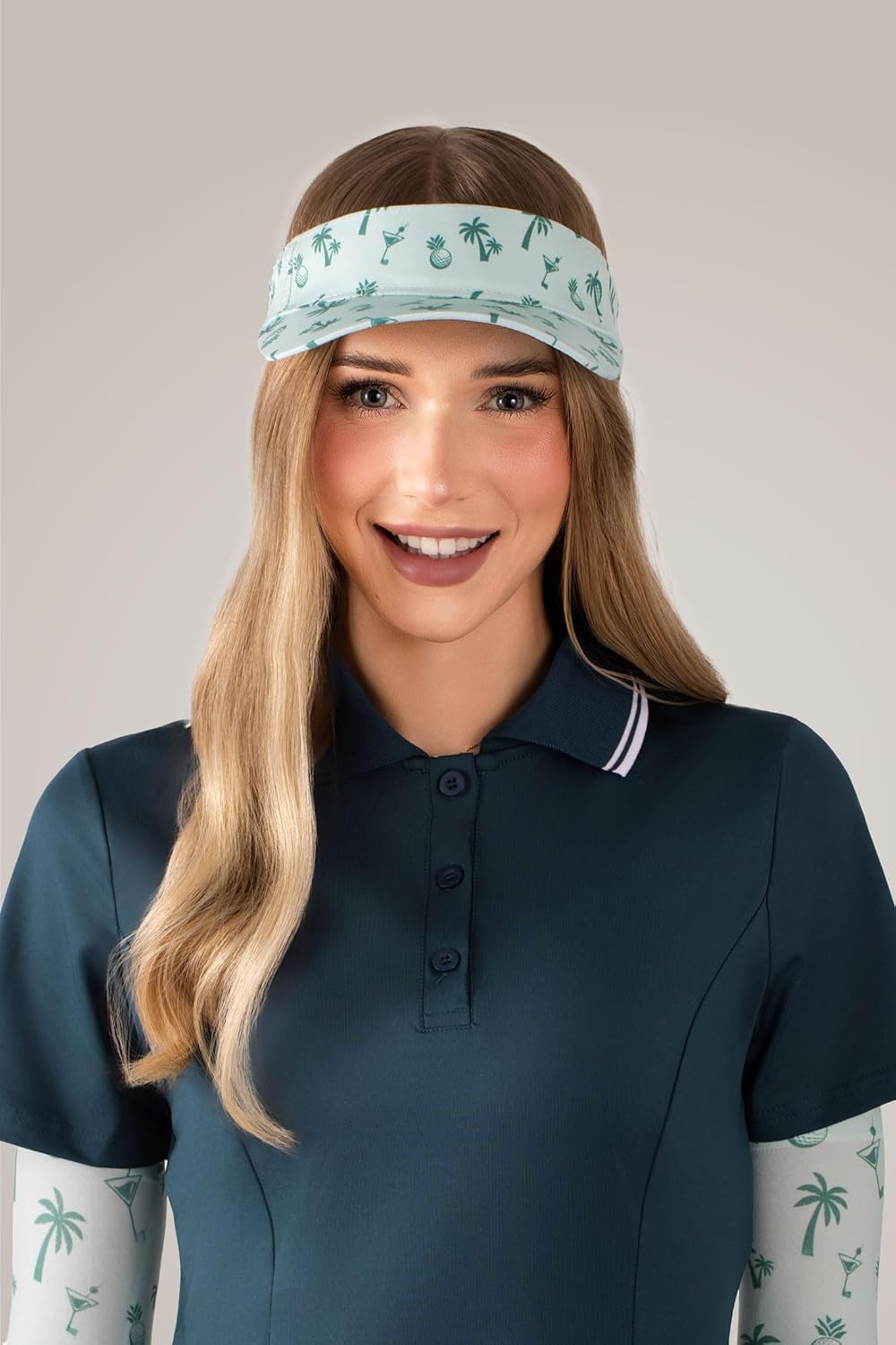 Glove It April Palms Golf Visor – Lightweight Breathable Sun Visor for Golfers – Adjustable Fit for Men & Women
