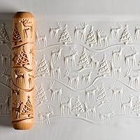 Vista 39 de MKM Pottery Tools Rodillos de mano grandes de madera para arcilla (BHR-01 Diagonal Basketweave)