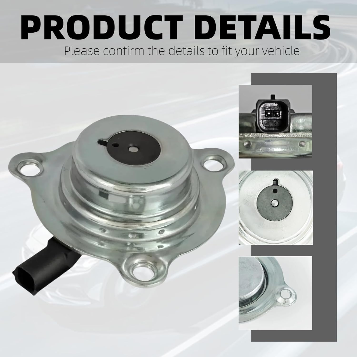 Engine Variable Valve Timing solenoid VVT Compatible with Sierra 1500 Classic Sierra 2500 3500 Hd Tahoe Express 1500 2500 3500 4500 Suburban 1500 2500 Yukon 916-886XD 12585995 6.0L 6.2L 5.3L 4.8L