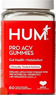 Pro Apple Cider Vinegar Gummies with Probiotics for Digestive Health & Gut Health,100% Organic Apple Cider Vinegar with Mother Gummy Vitamins, Vitamin B12 for Energy Support, 60 ACV Gummies