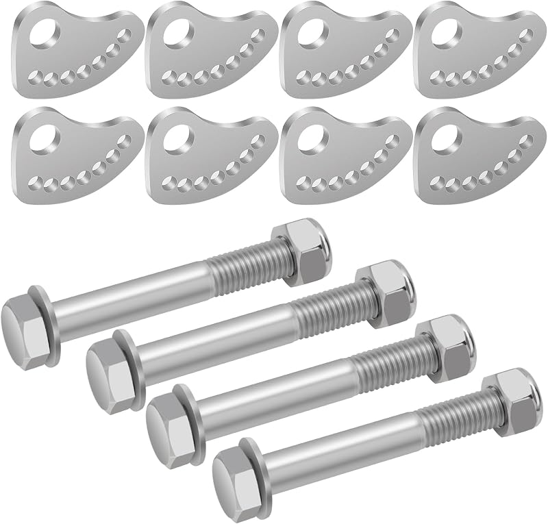 Kit de parafusos de cambagem ajustáveis C-Tzu em aço inoxidável 304 ±1,5° para Chevrolet Silverado e GMC Sierra – 16 peças
