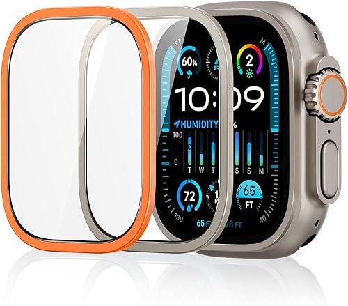 Miniatura 10 de ESR Armorite - Protector de pantalla para Apple Watch Ultra 21 (20232022, 1.929 in), protección de grado militar, protector de vidrio templado con