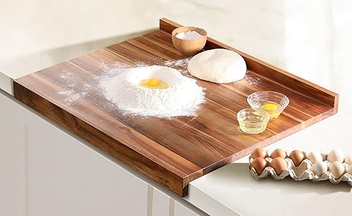 Miniatura 4 de Cangshan 1027082 Tabla de amasado de acacia, 24 x 30 x 1 pulgada