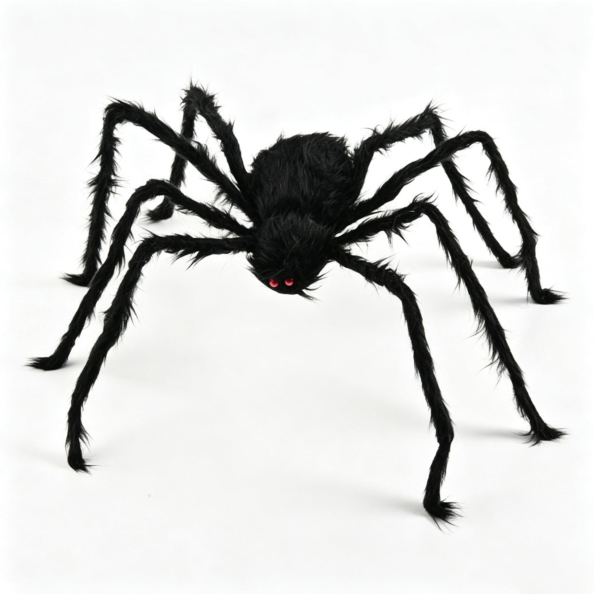 lohey 59" Giant Spider Halloween Decorations Outdoor Indoor, Black