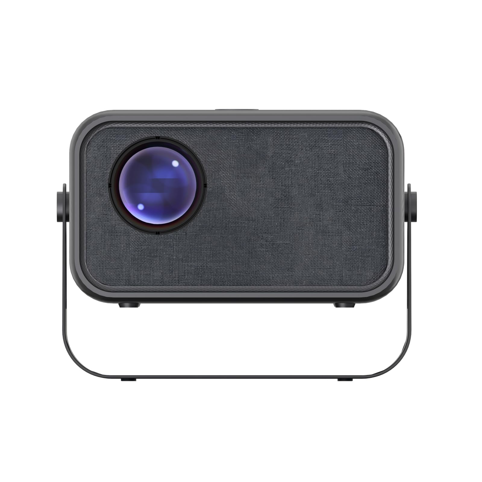 Trunera Smart Mini Projector with WiFi6 Bluetooth5.4 Outdoor Use, Gray