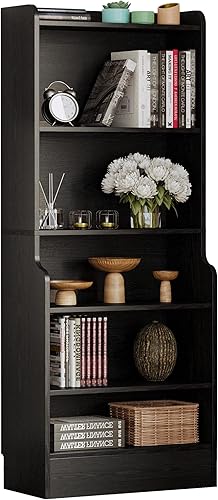 Miniatura 1 de IRONCK Estantería industrial de pie de 5 niveles, estantes de almacenamiento ajustables, decoración del hogar, muebles para oficina en casa, sala de