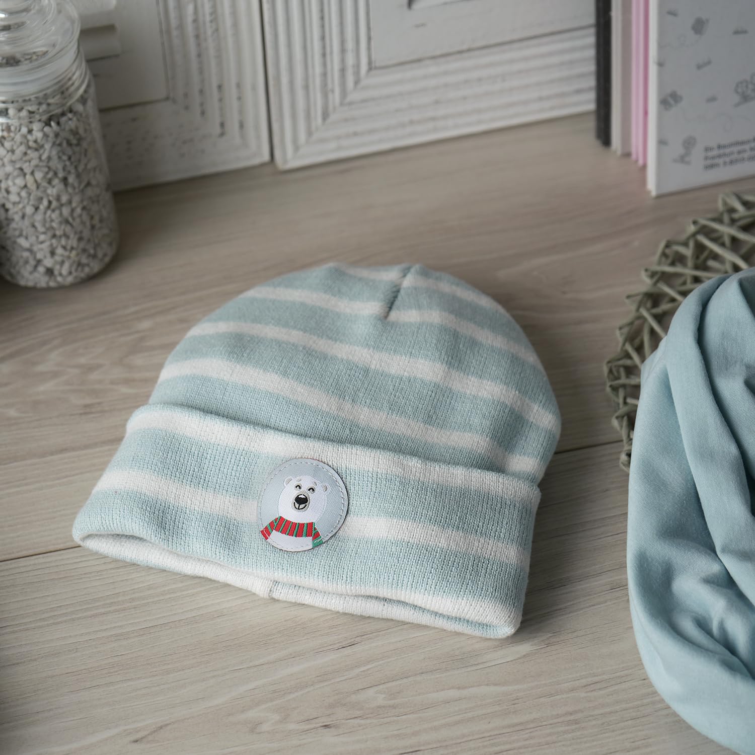 GRUSS & CO Magic Hat with Motif, Pressed Shape, Colourful, Striped, 3-7 Years, blue, One Size