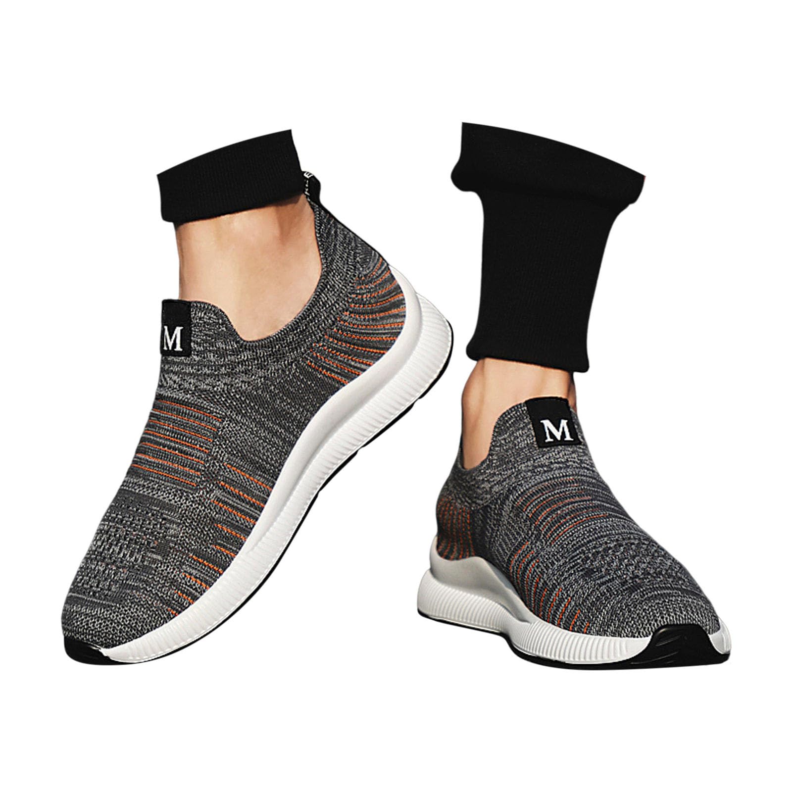 Generisch Elevator - Scarpe da ginnastica da uomo in rete, leggere, traspiranti, con tacco a sollevamento nascosto, comode scarpe da passeggio