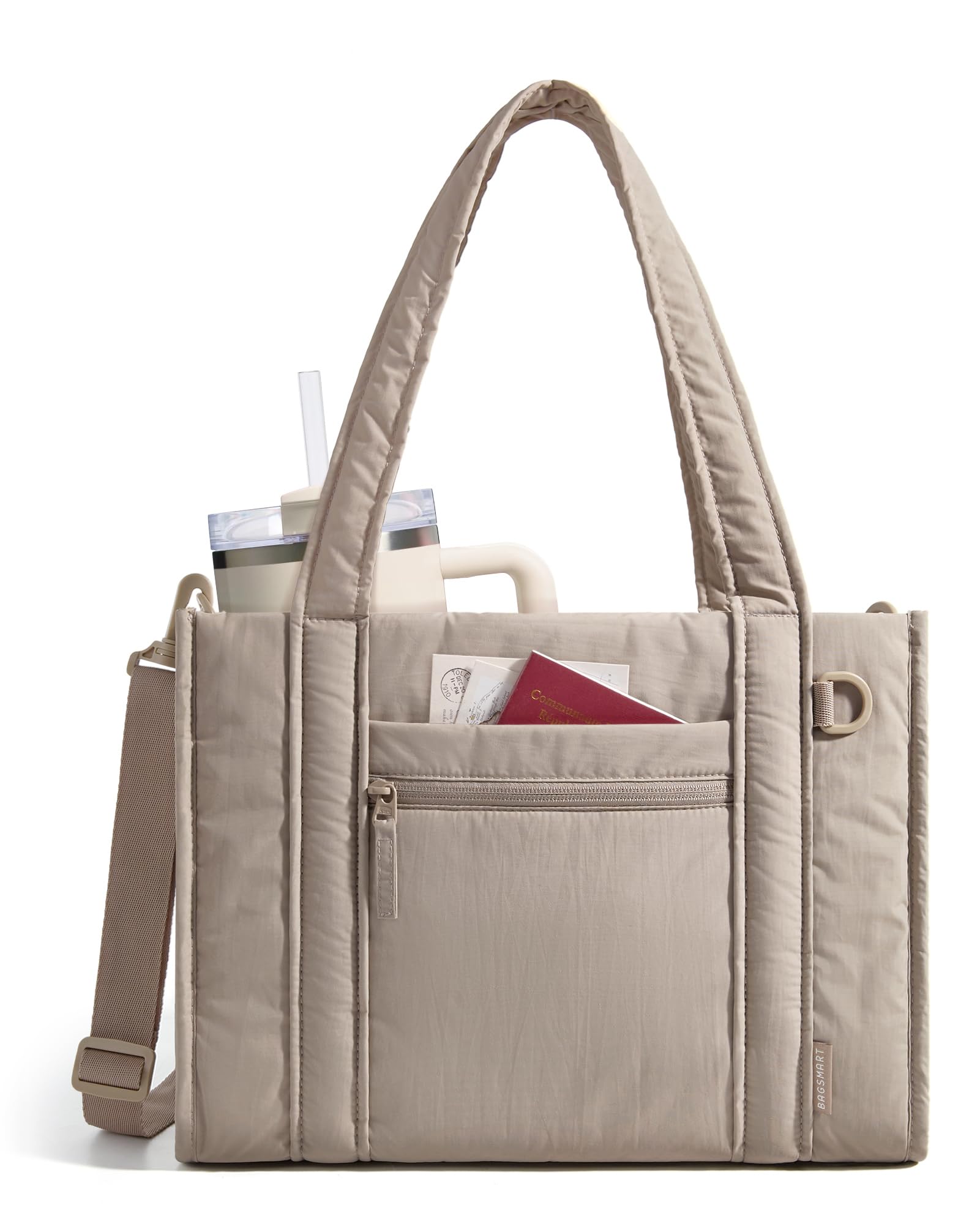 BAGSMART Boxy Tote
