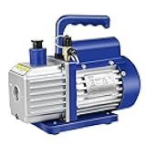 ZENY 3.5CFM Single-Stage 5 Pa Rotary Vane Economy Vacuum Pump 3 CFM 1/4HP Air Conditioner Refrigerant HVAC Air Tool R410a 1/4