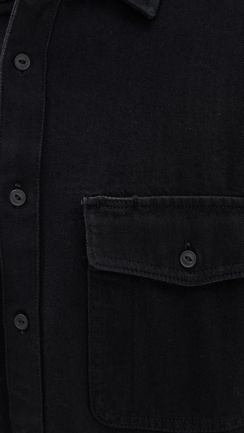 rag & bone Men's Denim Engineered Jack Shirt - Image 6