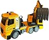 Toy 2.4 GhZ Remote Control Metal Rechargeable Audio Lighted Bucket Excavator - Concrete Mixer - Garbage Truck - Fire Brigade - Crane Construction Machine Full Function EXCAVATOR
