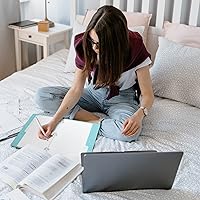 Vista 24 de Separadores de carpetas de 3 anillos con 5 pestañas para tamaño carta, corte de 1/5, 3 agujeros perforados, separadores de plástico para escribir
