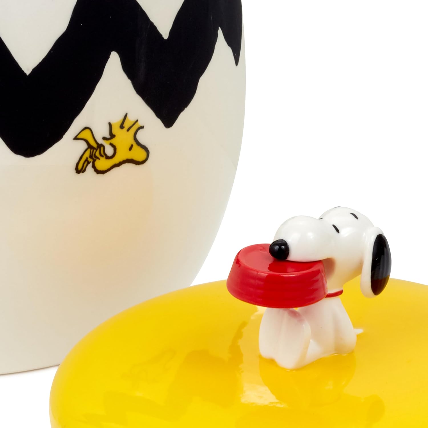 Hallmark Peanuts Cookie Jar With Sound, 10" (Snoopy and Woodstock) Gift for Fans and Collectors