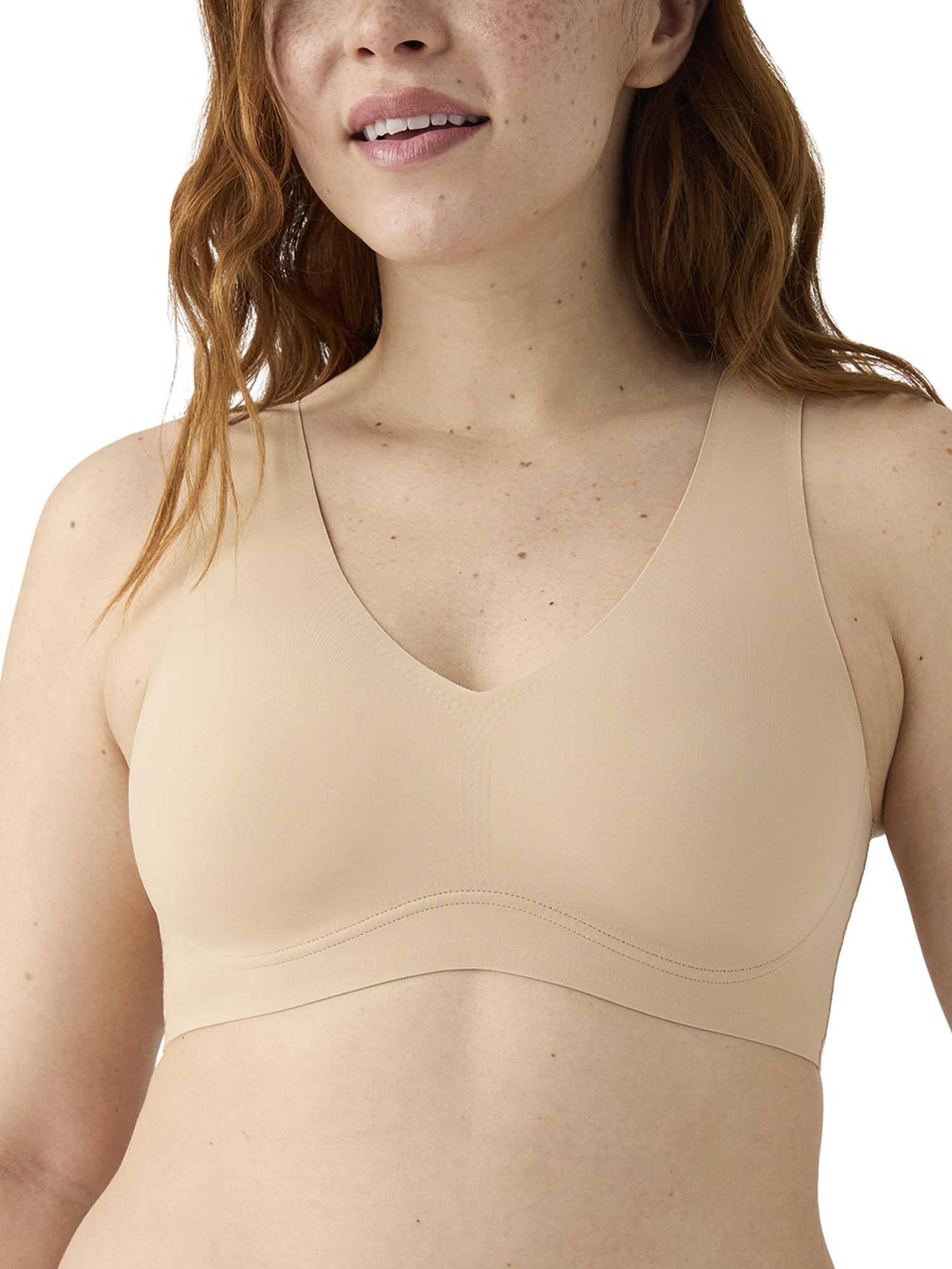 Photo 1 of True & Co Women's True Body Lift V Neck Bra, Desert, Small