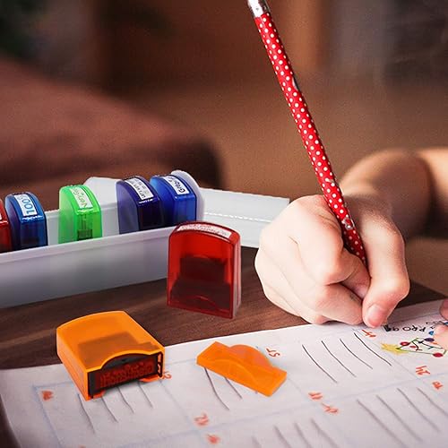 Miniatura 6 de Reliancer - Juego de sellos y bandeja para profesor de motivación autoinflable 8 piezas