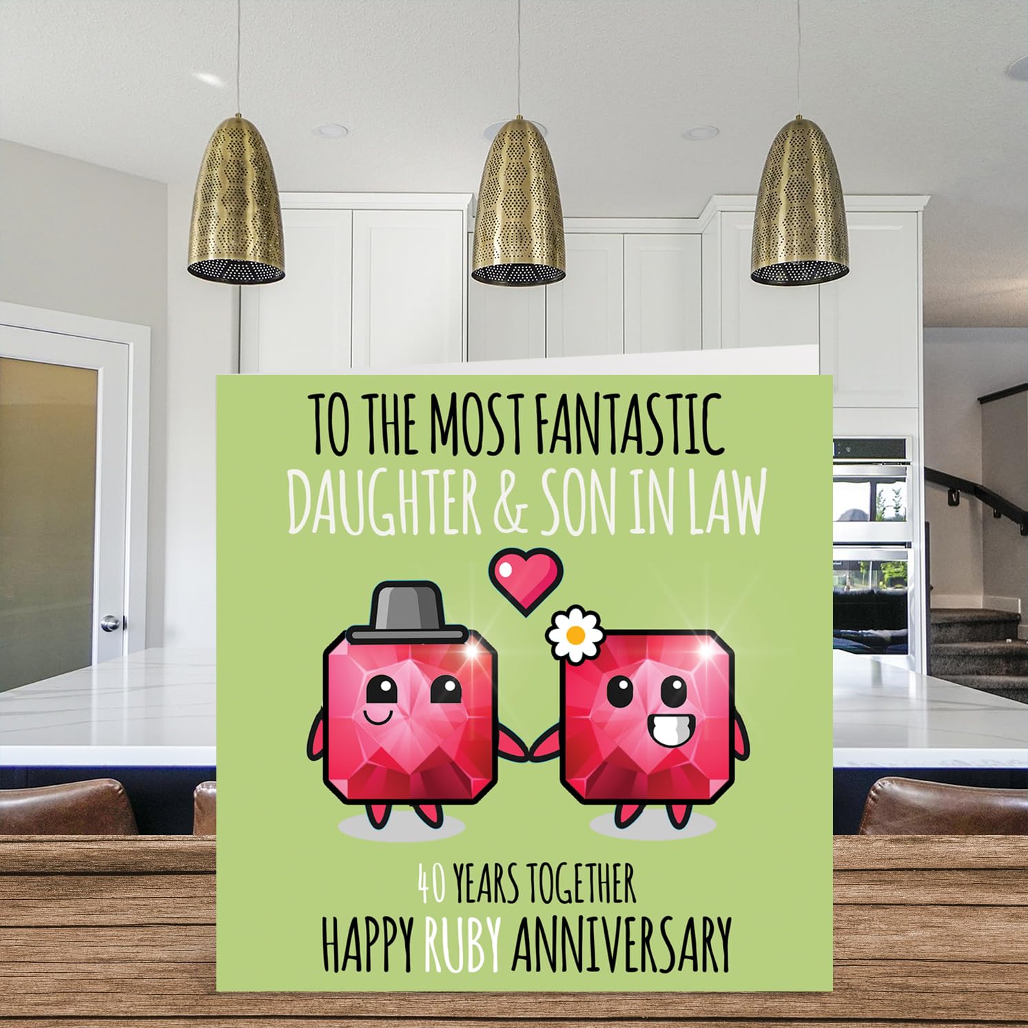 Jolie Carte D'anniversaire En Argent Pour Belle-fille Et Beau-fils – 25