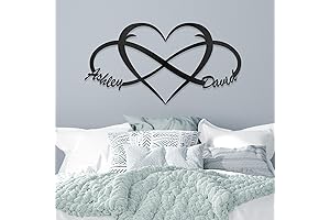 Personalized Infinity Sign Anniversary Gifts for Couples: Timeless Home Decor