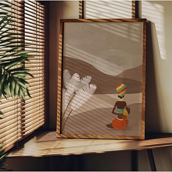 Fark Tan t m Boho Style  er evesiz Poster, Modern Dekoratif  er evesiz Poster, Tablo, BohoStyle-7, 30 x 40