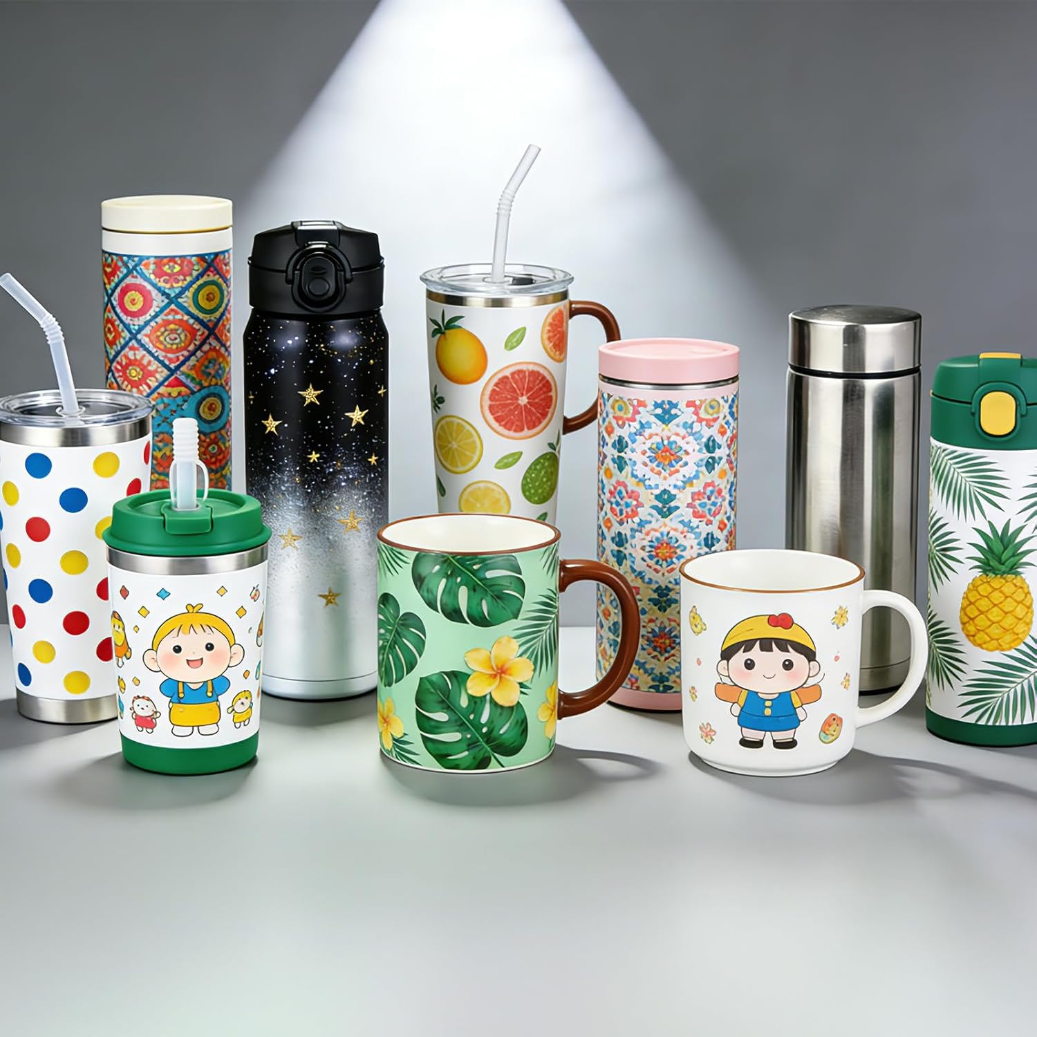 100 Pcs 8x12 Inch Sublimation Shrink Wrap Sleeves, PET Heat Transfer Shrink Film for Tumblers, Mugs, Cups, DIY Crafts and Personalized Gifts