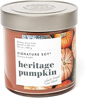 Signature Soy Lidded Heritage Pumpkin Scented Candle