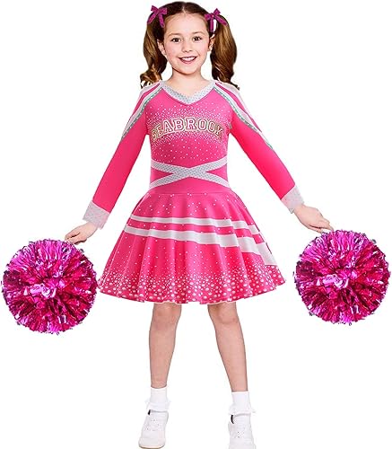 Miniatura 4 de Disfraz de animadora zombi para niñas, disfraz de zombis de Addison para niñas, disfraz de zombis de Halloween para niñas y niños