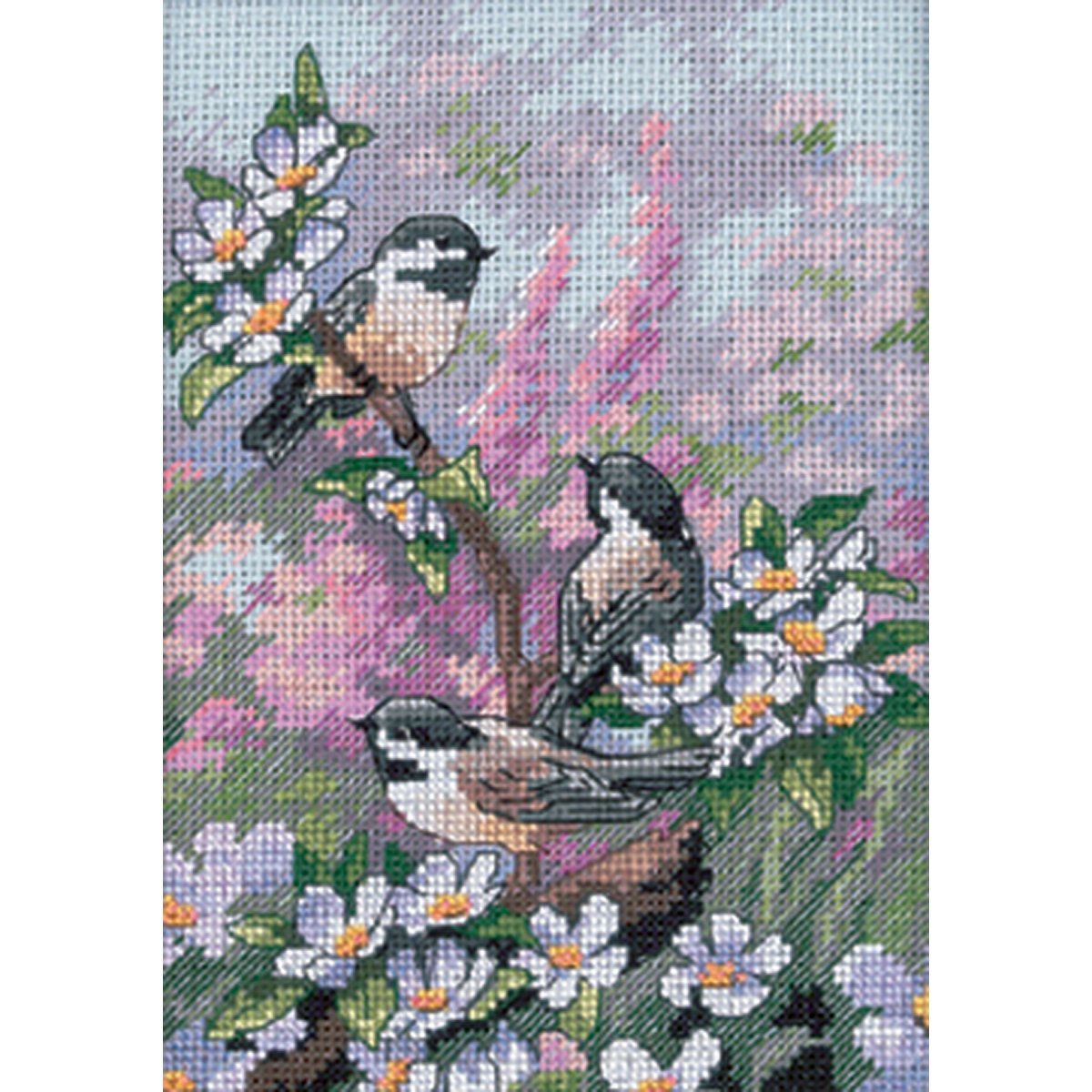 D06884 - Dimensions Counted X Stitch - Gold Petite, Spring Chickadee