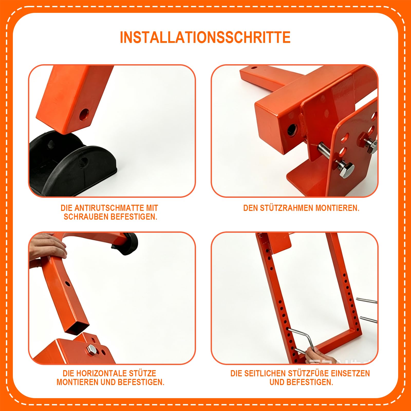 Ladder Stabilizer mit Handschuhen, Leiterständer und Leiterhaken