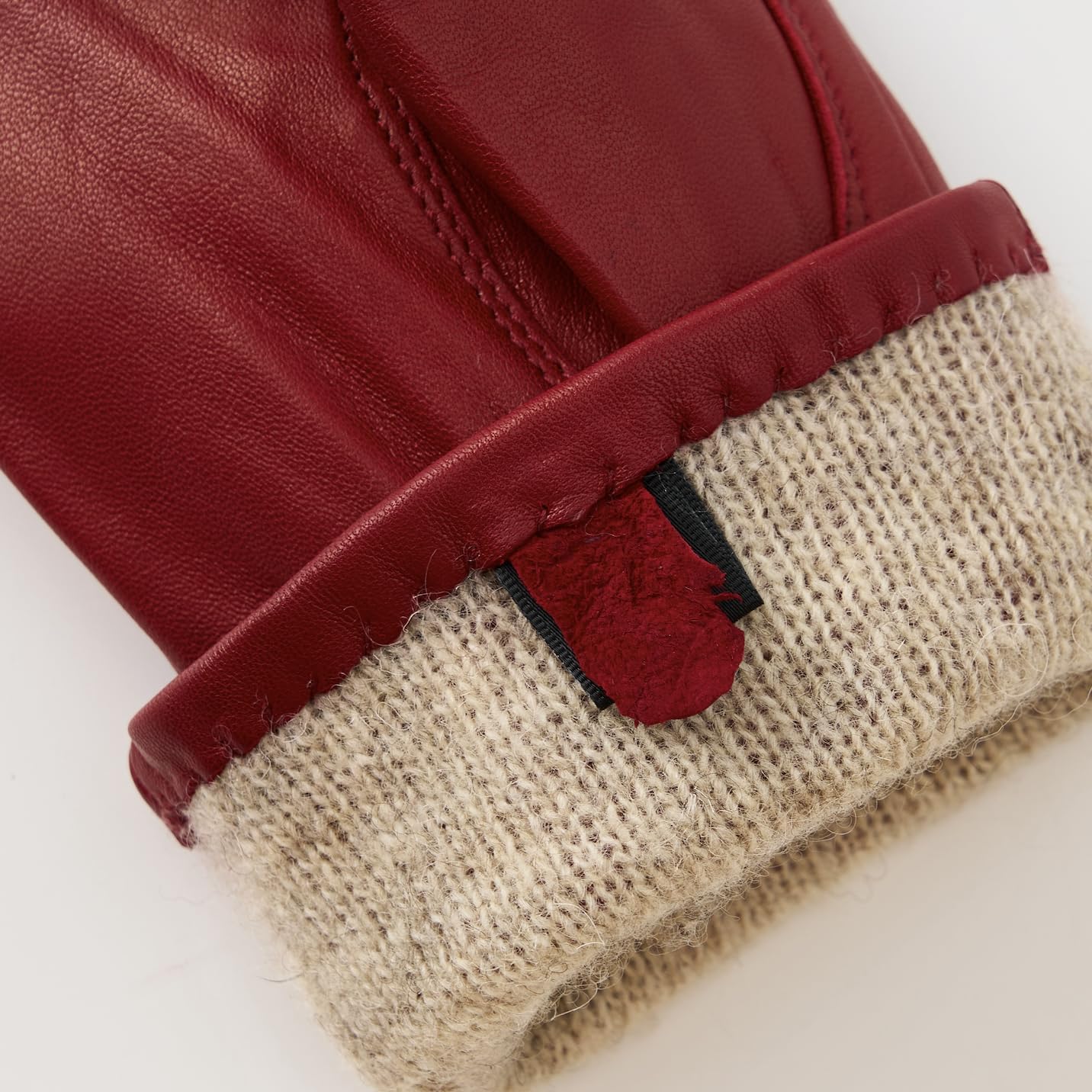 Leather Gloves for Women,Lambskin Premium Wool Lined for Winter, Water-Resistant Driving Gloves - Image 3