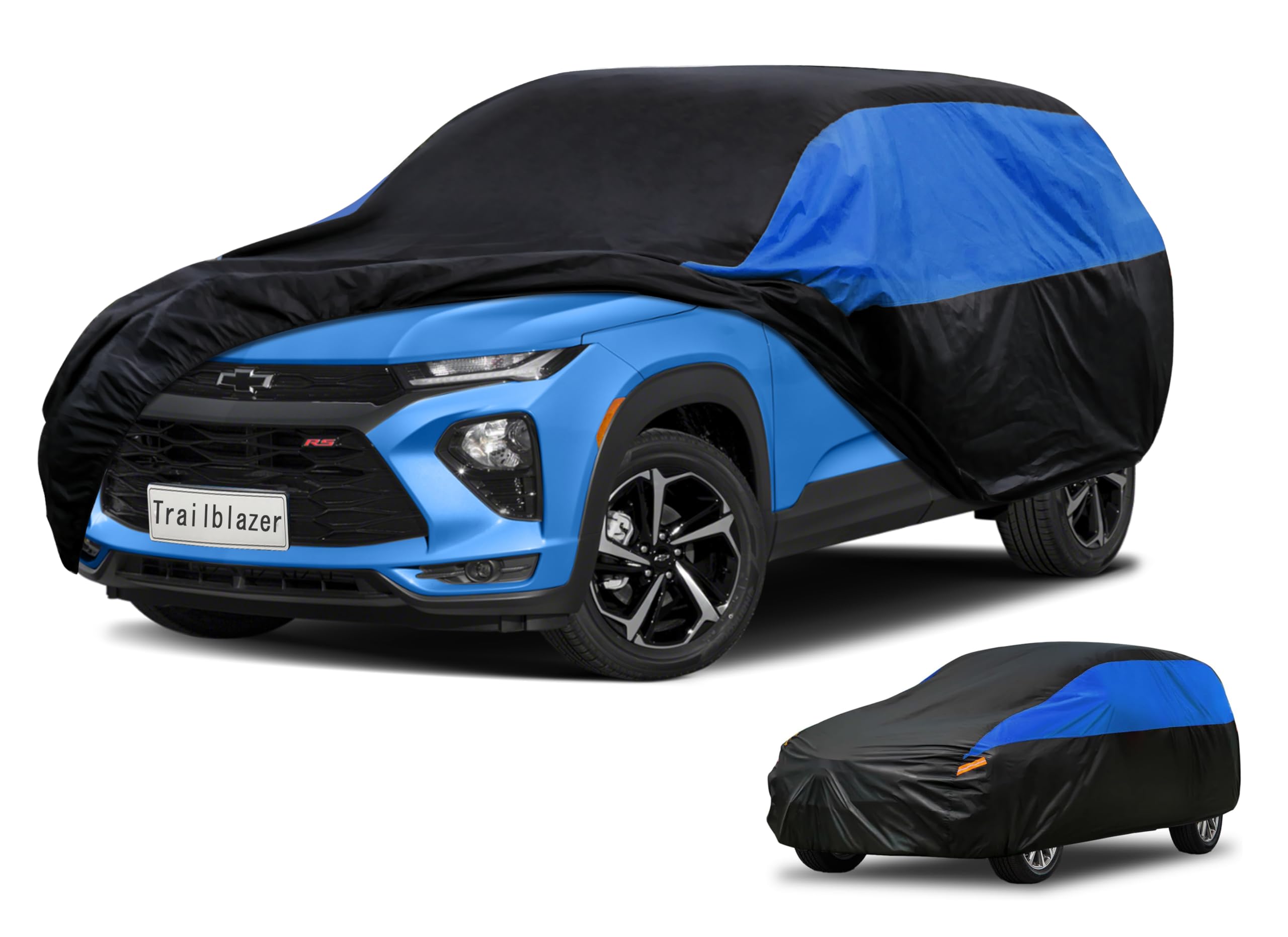 GUNHYI Chevrolet Car Cover Custom Fit Chevrolet Chevy Trailblazer (2020-2023) Waterproof All Weather, Lightweight Full Exterior Cover for Automobiles Outdoor Sun UV Rain Dust Snow Wind Protection.