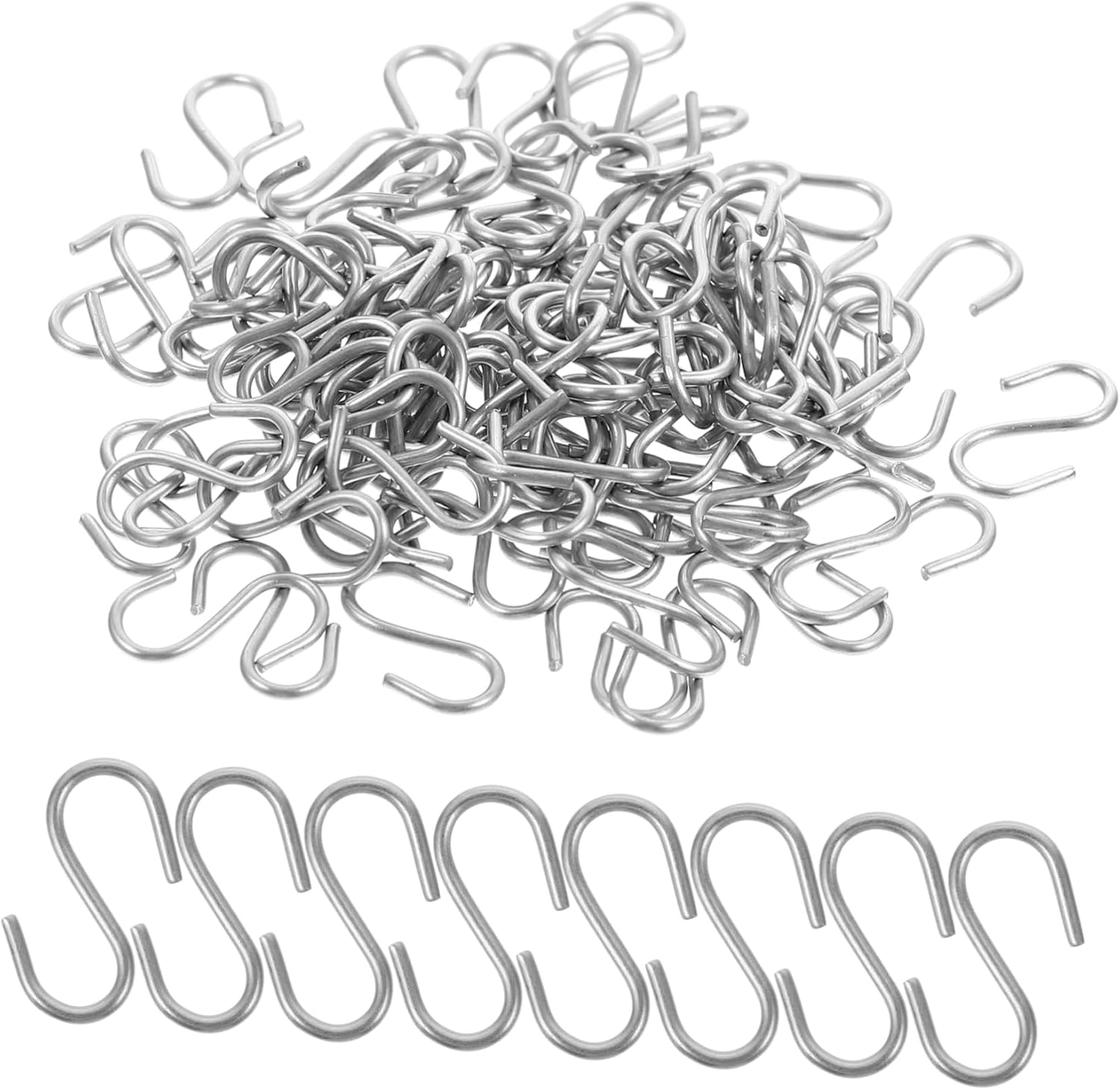 TIDTALEO 100pcs S Hook Home Hook Hanging Meat Hooks Meat