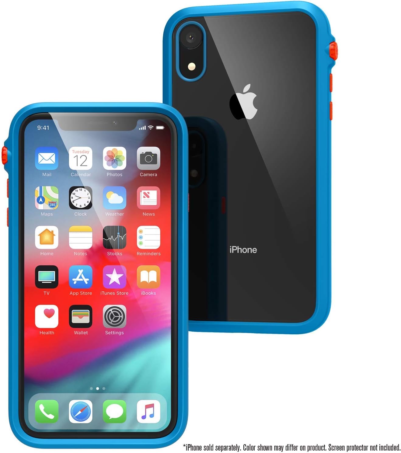 Catalyst iPhone XR Case Impact Protection, Military Grade Drop and Shock Proof Premium Material Quality, Slim Design, Blueridge/Sunset
