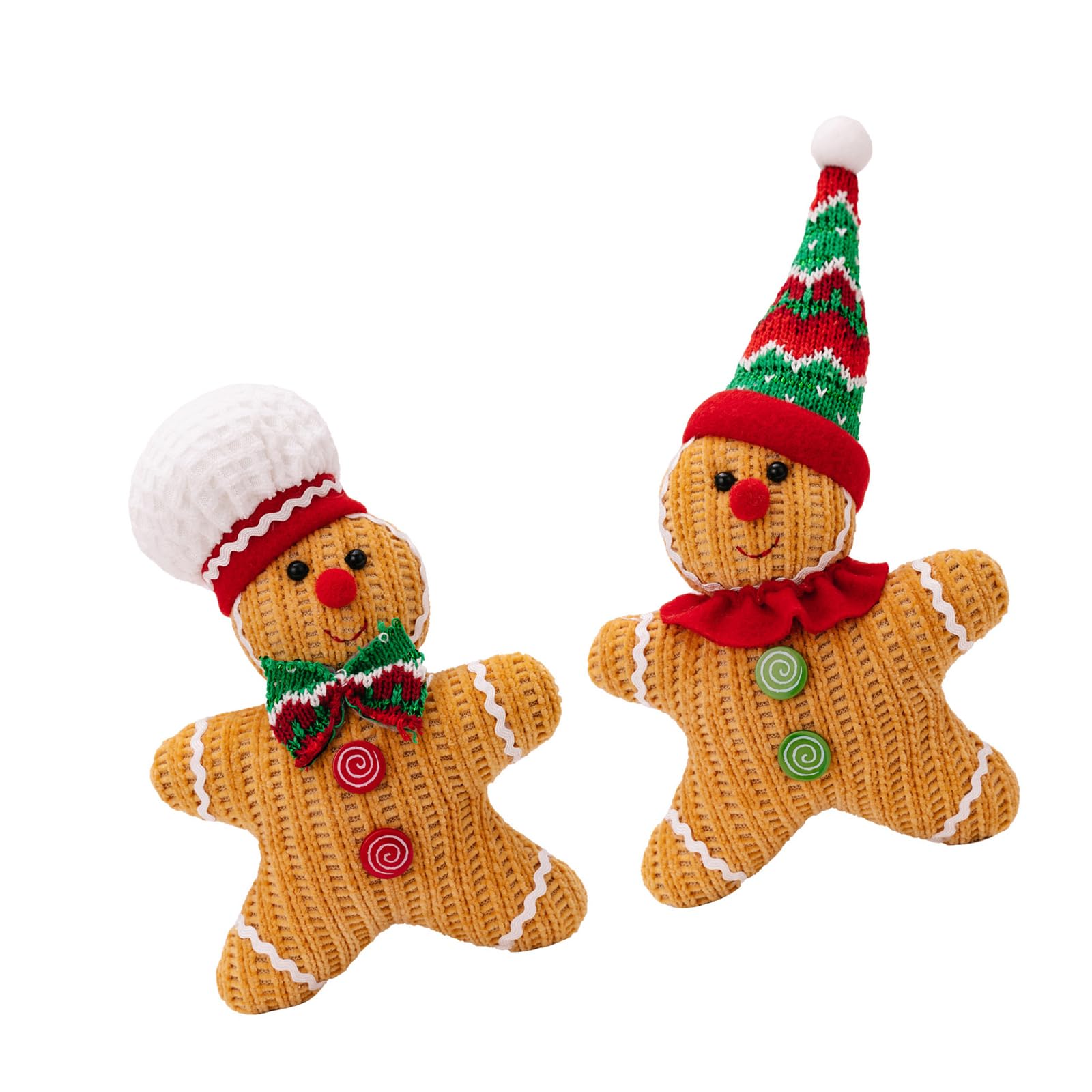 Jazuaiao Gingerbreads Christmas Ornament Festival Seasonal Gingerbreads Hangings Ornament Home Decoration Christmas Figurines