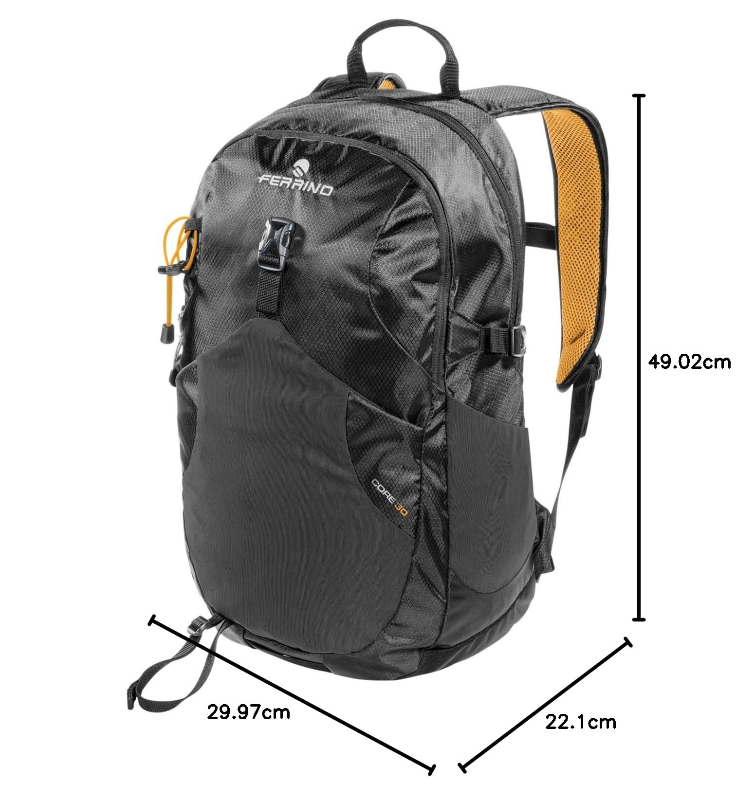 Ferrino Plecak Core, czarny, rozmiar S/30L