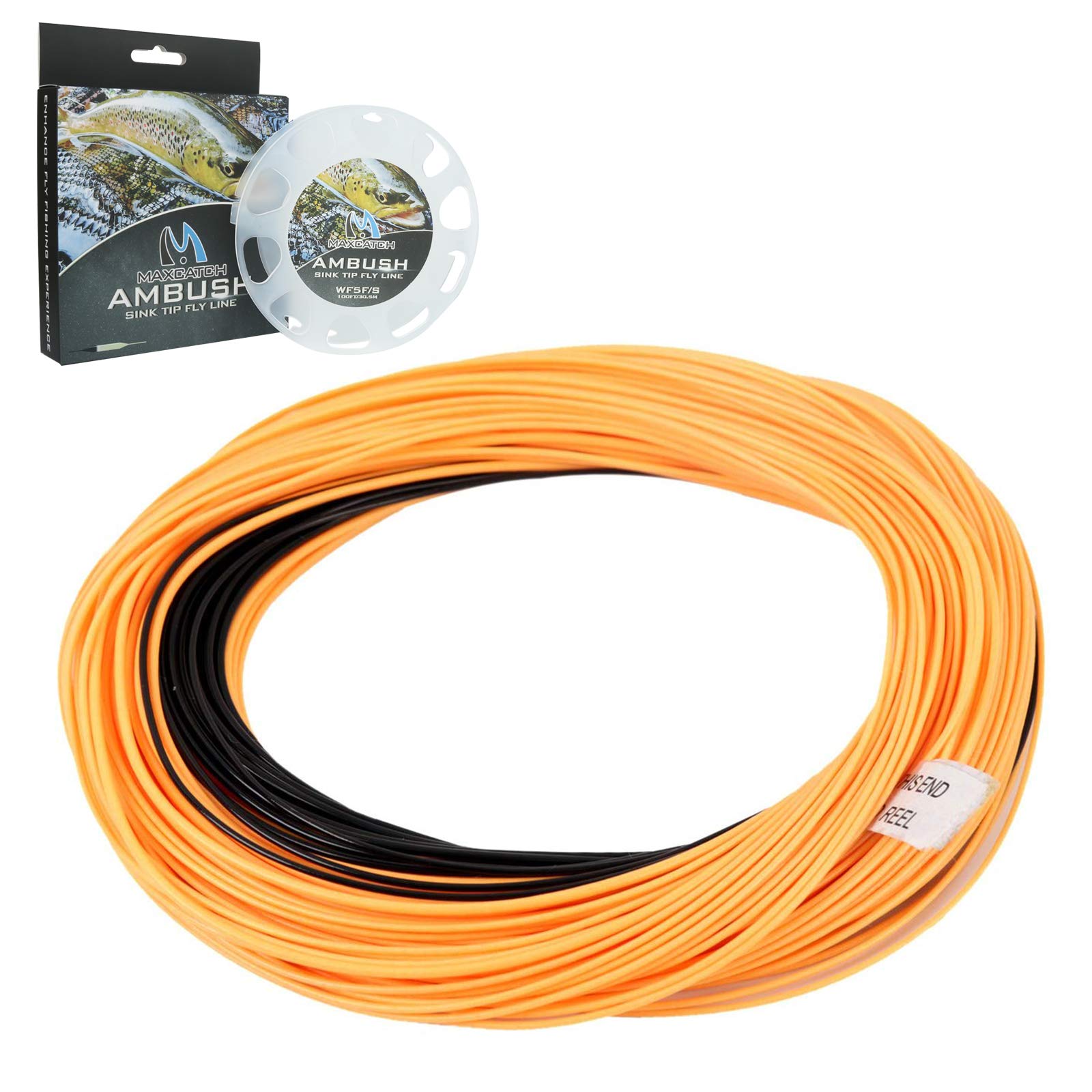 M MAXIMUMCATCH Maxcatch Sinking Tip Fly Line Weight Forward Fishing Line, 3ips/6ips, 4/5/6/7/8 F/S