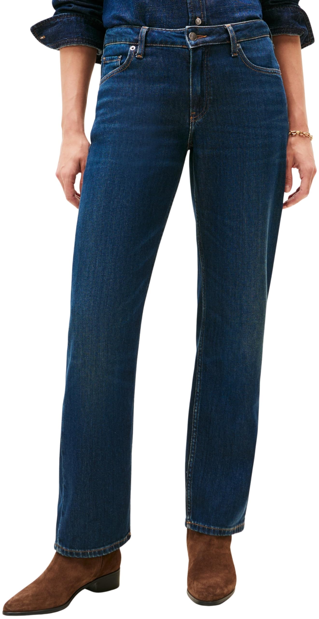 Tommy Hilfiger Damen Jeans Hose Milo Classic Straight Fit