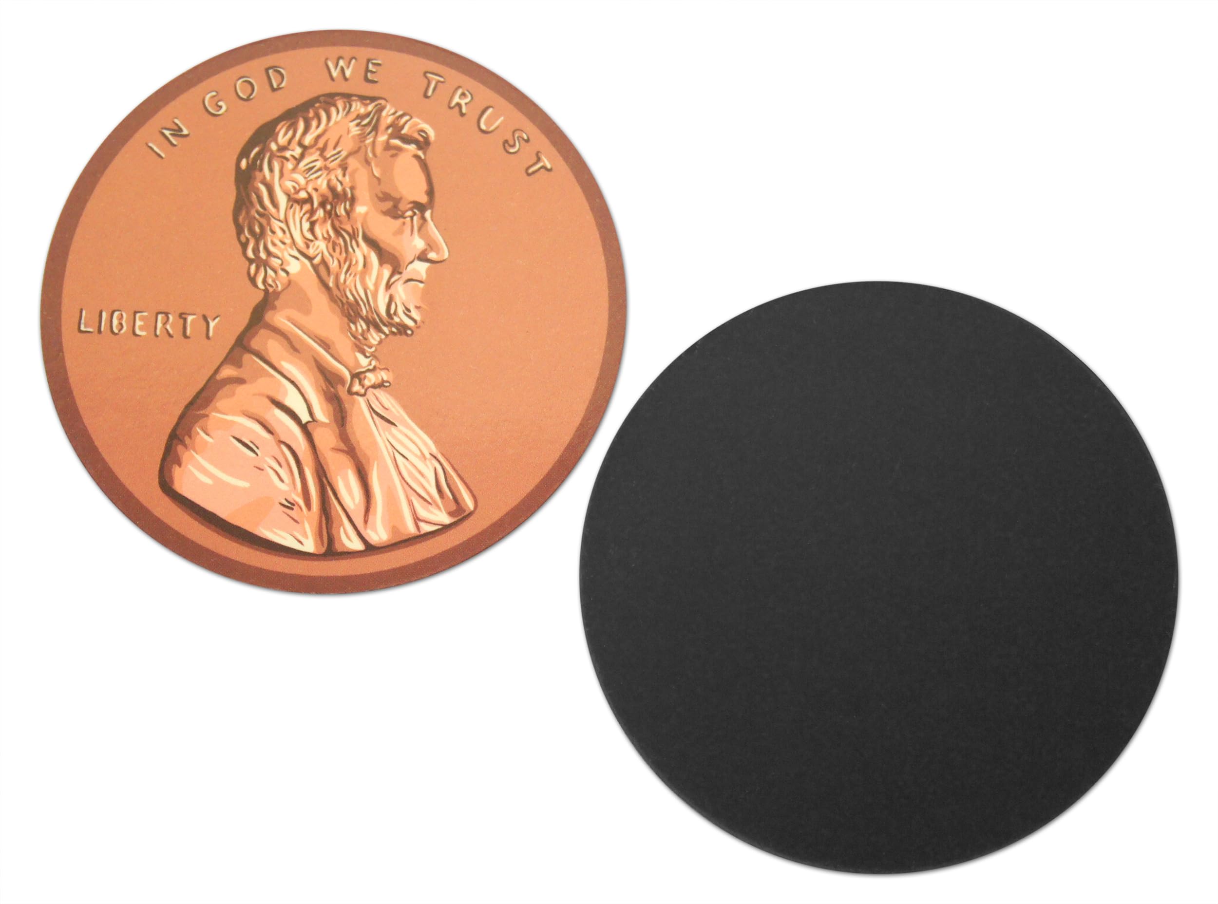 Novel Merk American Penny Coin - Dollar Currency Circle Teacher Decorations Small Refrigerator Magnet Set Miniature Design (12 Penny) - Image 3