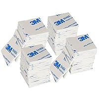 Vista 1 de 100 cintas de espuma de doble cara, cinta de montaje cuadrada adhesiva resistente, cinta de espuma autoadhesiva resistente al agua, para automóvil