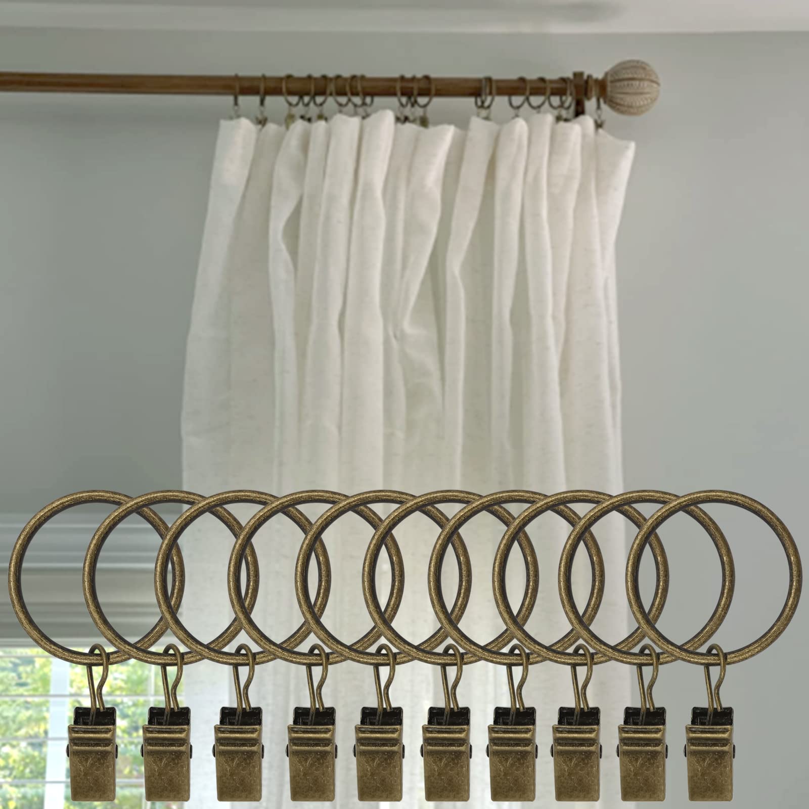 Dos de Attaches de Rideaux Laçage de Rideaux Laçage de Rideaux pour Rideaux Laçage de Rideaux Ajustable Attaches de Rideaux Modernes pour Rideaux Fins Ou Épais pour Maison Bureau Attaches de Rideaux