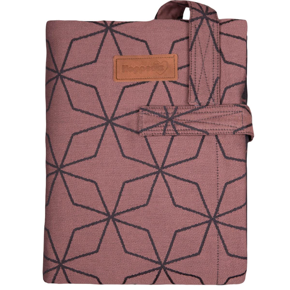 Hoppediz Matelas à langer portable et lavable pour bébé, Wickelmax Design Malmö rosé